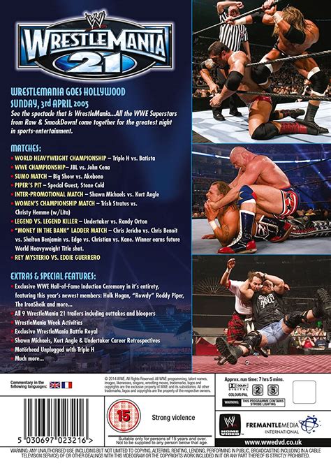 wrestlemania 20 results|wrestlemania 21 match card.